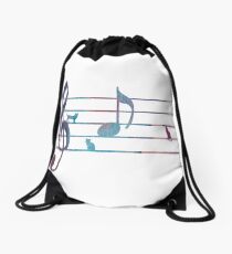 Art Cats Drawstring Bag