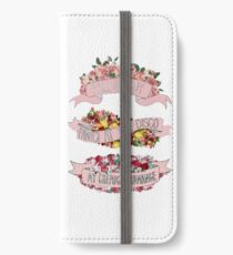 Emo Trinity Blumen iPhone Flip-Case/Hülle/Skin