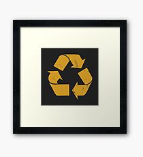 Recyceln Gerahmtes Wandbild