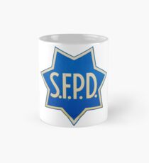 Taza clásica Logotipo de la policía de San Francisco