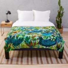 Summer light, an Este MacLeod design Throw Blanket