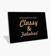 A girl shoud... “Coco Chanel” Inspirational Quote Laptop Skin