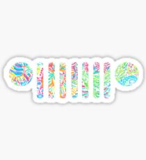 Bright Lilly Wrangler Grill Sticker