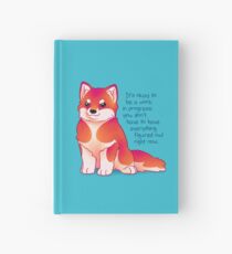 "Es ist okay, ein Werk in Arbeit zu sein" Malamute Pup Notizbuch