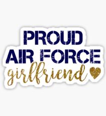 Proud Air Force Girlfriend Sticker