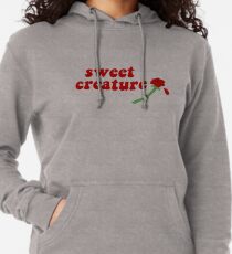 Sweet Creature Rose Design Lightweight Hoodie