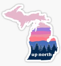 Up North Mitten Sticker