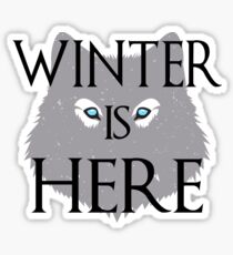 Winter is Here Game of Thrones Sticker