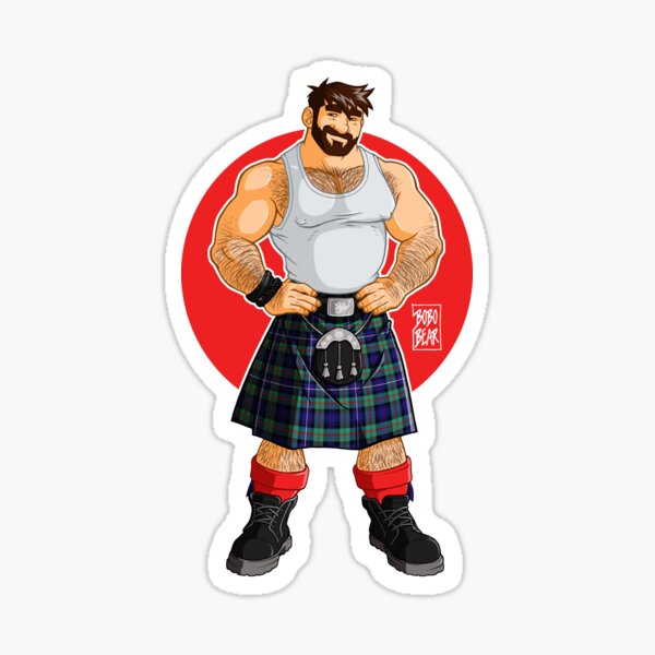 ADAM LIKES KILTS Sticker
