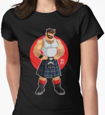 ADAM LIKES KILTS Women's Fitted T-Shirt