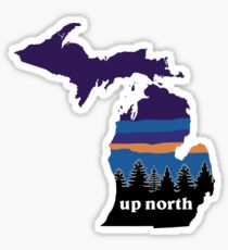 Up North Mitten Sticker