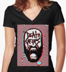 Death Grips - Vaporwave Women's Fitted V-Neck T-Shirt