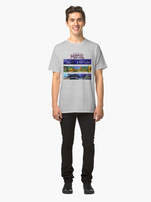 secret of monkey island t shirt