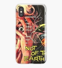 Not of this world, science fiction, horror movie poster iPhone Case/Skin