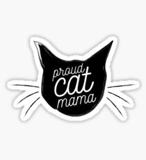 Proud Cat Mama Sticker