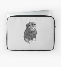 Sweet Black Pug Laptop Sleeve
