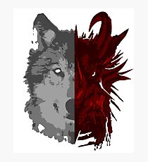 The Wolf and the Dragon Photographic Print