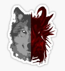 The Wolf and the Dragon Sticker
