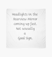 Story Starter: Headlights-Rearview-Sign Scarf