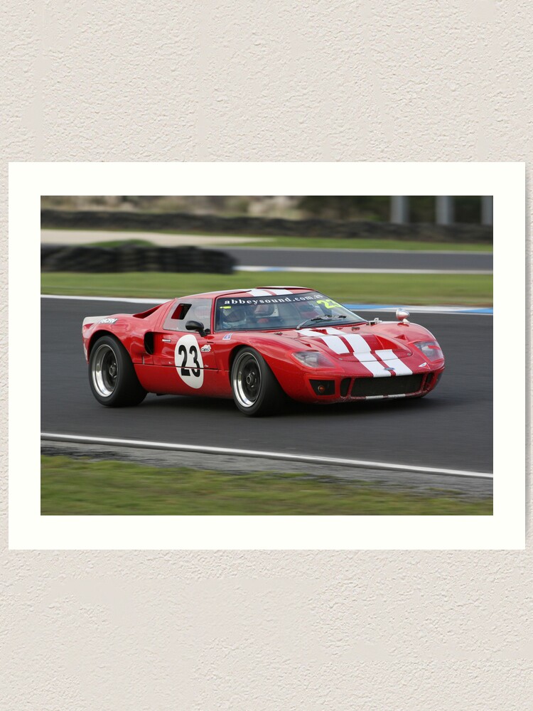 Alternate view of RF GT40 Art Print