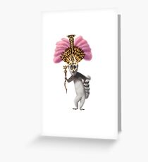 King Julian Greeting Card