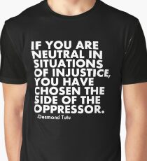 Human Rights Quote Protest Political Graphic T-Shirt