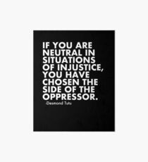 Human Rights Quote Protest Political Art Board