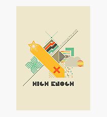 High Enough Retro art Photographic Print