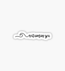 Vitamin Sea Waves Quote Sticker