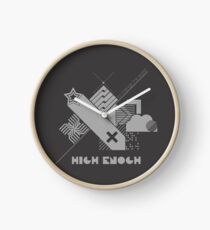 High Enough Monochrome Clock