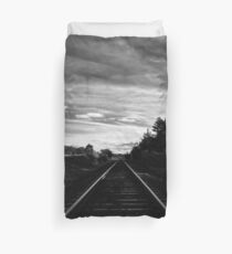 Main North Line from Barleyfields Crossing, Uralla Duvet Cover