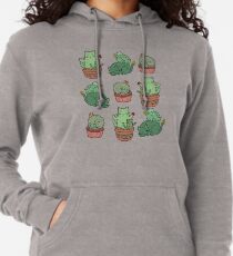 Kaktus Katzen Leichter Hoodie