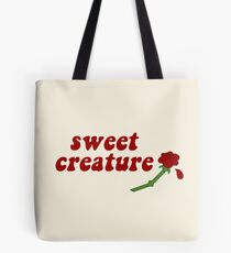 Sweet Creature Rose Design Tote Bag