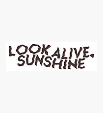 Schau lebendig, Sonnenschein Fotodruck