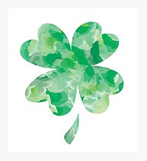 Lucky Clover Photographic Print