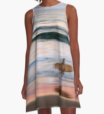 Sunset Surfer A-Line Dress