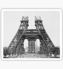 Eiffel Tower Construction Sticker