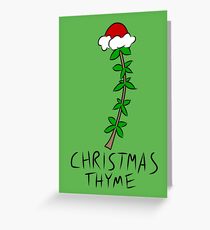 Christmas Thyme Greeting Card