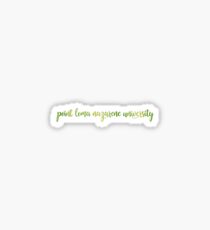watercolor point loma nazarene university Sticker