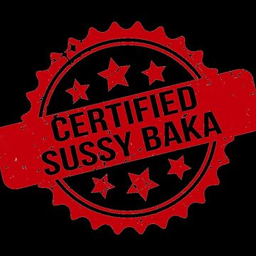 Certified Sussy Baka Funny Stamp Seal Design Art Board Print for Sale by  WalterBenson