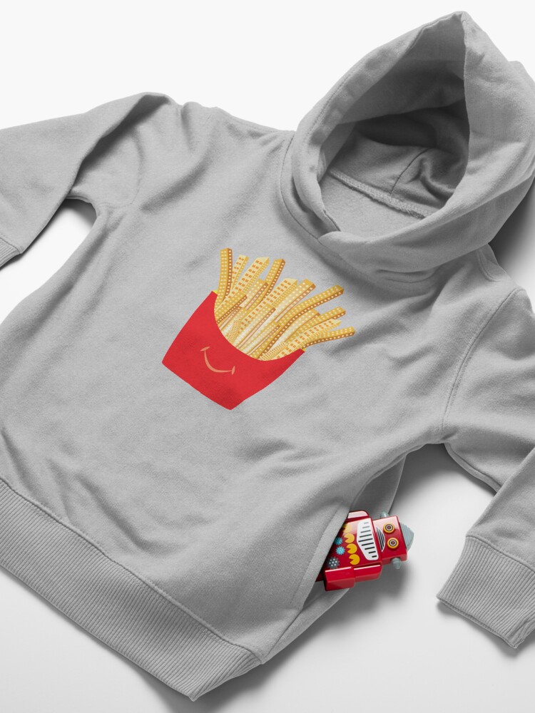 Alternate view of French Fries City Toddler Pullover Hoodie