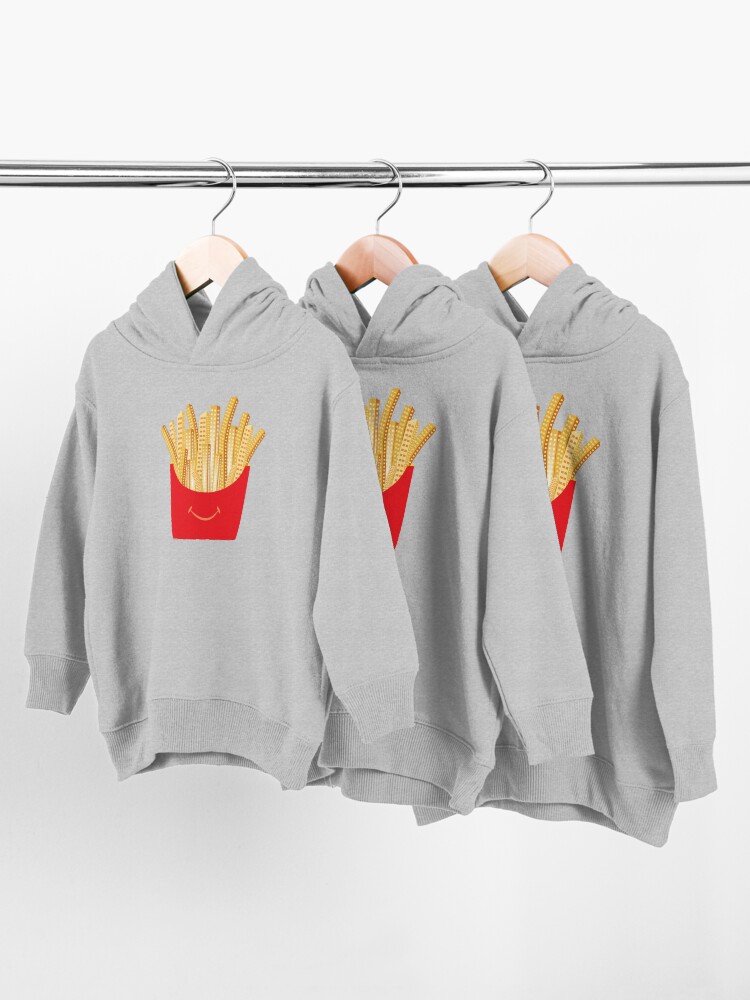 Alternate view of French Fries City Toddler Pullover Hoodie