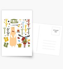 Wald Wald Postkarten