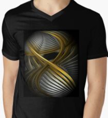 Fractal Men's V-Neck T-Shirt