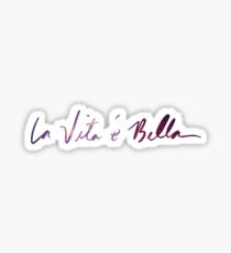 La vita è bella - Life Is Beautiful Sticker