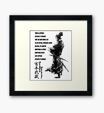 The Book Of Five Rings Framed Print