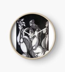 female figure Clock