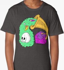 Record Player Long T-Shirt