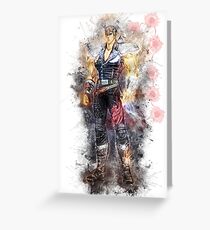 Kenshiro - Fist Of The North Star Greeting Card