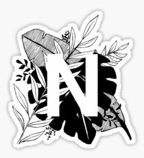 Letter N Sticker
